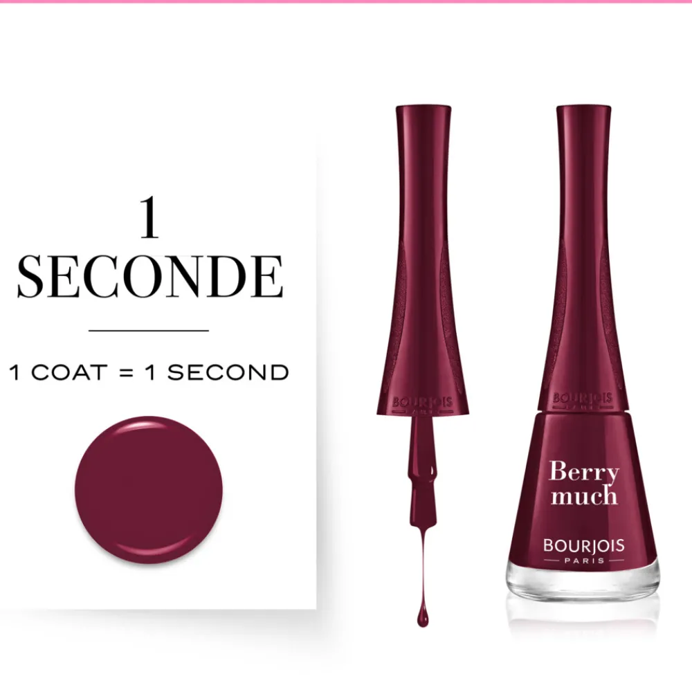 1 Seconde Nagellak 07 Berry Much 9 ml^Bourjois Discount