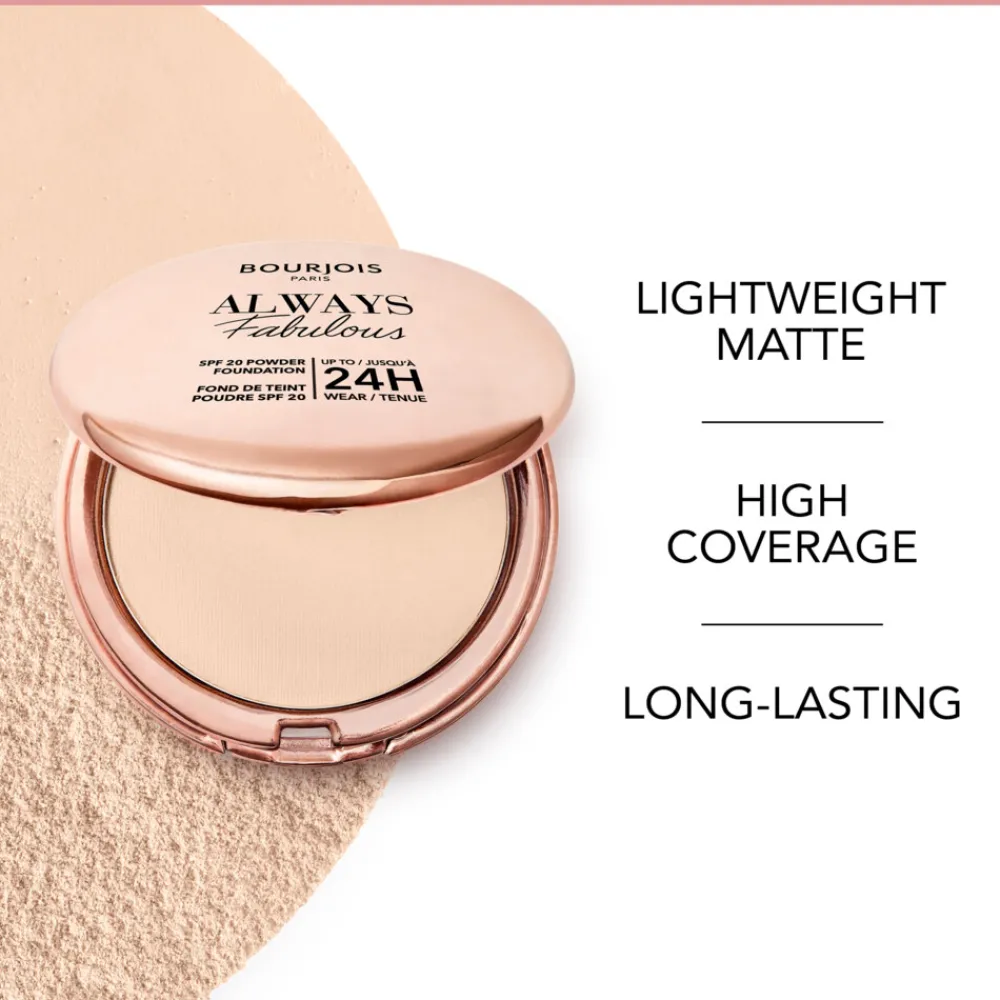 Foundation<Bourjois Always Fabulous Compact Foundation Honey 425 7 gr