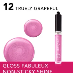 Lipgloss<Bourjois Gloss Fabuleux Lipgloss Truly Grapeful 12 2.4 gr