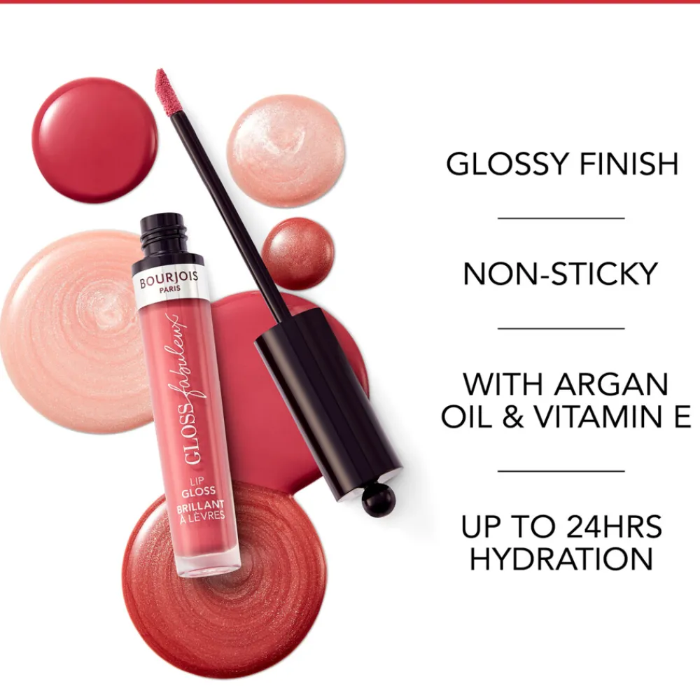 Lipgloss<Bourjois Gloss Fabuleux Lipgloss Truly Grapeful 12 2.4 gr