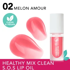 Healthy Mix Clean S.O.S Lip Oil 02 Melon Amour 4,5 ml^Bourjois Hot