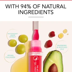 Lipgloss<Bourjois Healthy Mix Clean S.O.S Lip Oil 04 Pink Passion 4,5 ml
