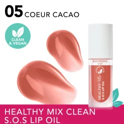 Healthy Mix Clean S.O.S Lip Oil 05 Coeur Cacao 4,5 ml^Bourjois Online