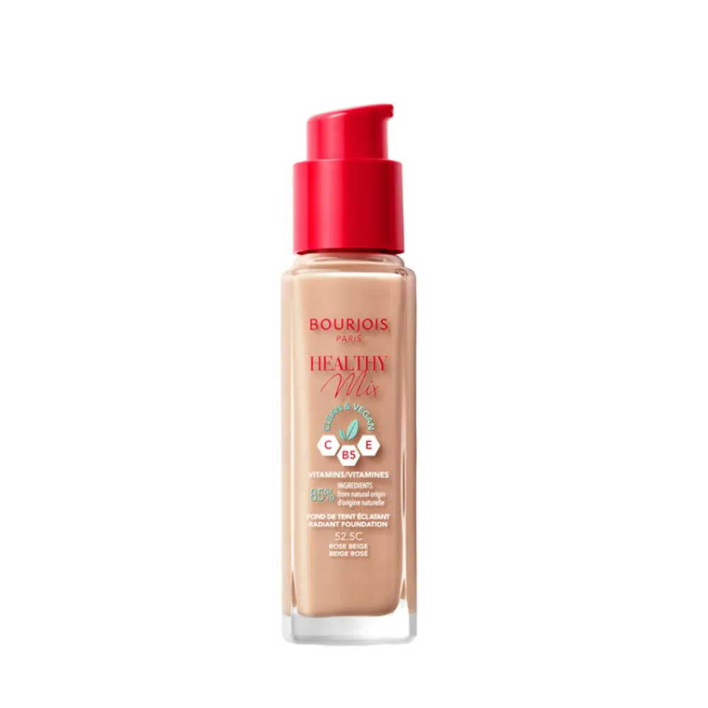 Foundation<Bourjois Paris Healthy Mix Clean Foundation 52.5 Rose Beige 30 ml