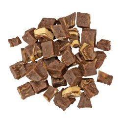 Snacks<Braaaf Blokjes Hondensnack Lam Steak met Vis 85 gr