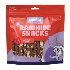 Rol Sticks Hondensnack Lam - Vis 12 cm 250 gr^Braaaf Outlet