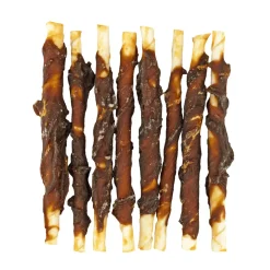 Snacks<Braaaf Rol Sticks Hondensnack 12 cm Eend 80 gr