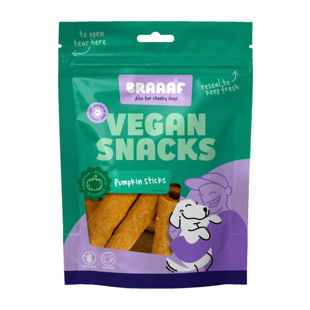 Sticks Hondensnack Pompoen 6 cm 80 gr Snacks