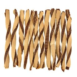 Snacks<Braaaf Twisted Sandwich Hondensnack Kip - Vis 85 gr