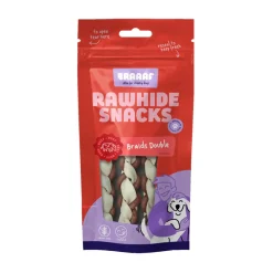 Snacks<Braaaf Twister Double Hondensnack 12 cm 60 gr