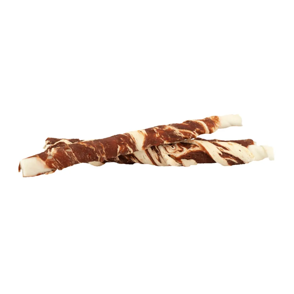 Snacks<Braaaf Twister Hondensnack Vlees - Vis 180 gr
