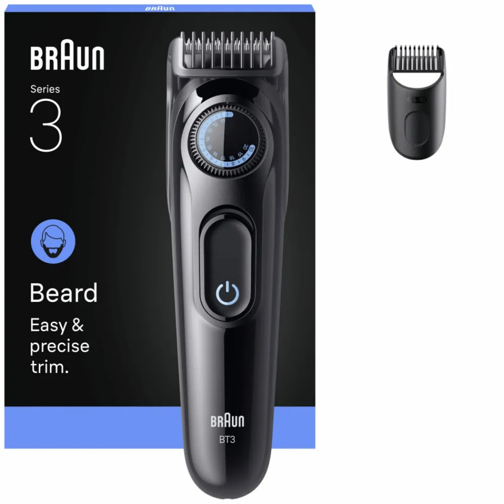 Online Baardtrimmer Series 3 BT3500 Zwart Heren Scheren & Ontharen