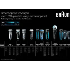 Scheerapparaat Series 8 8340s Zwart^Braun Discount