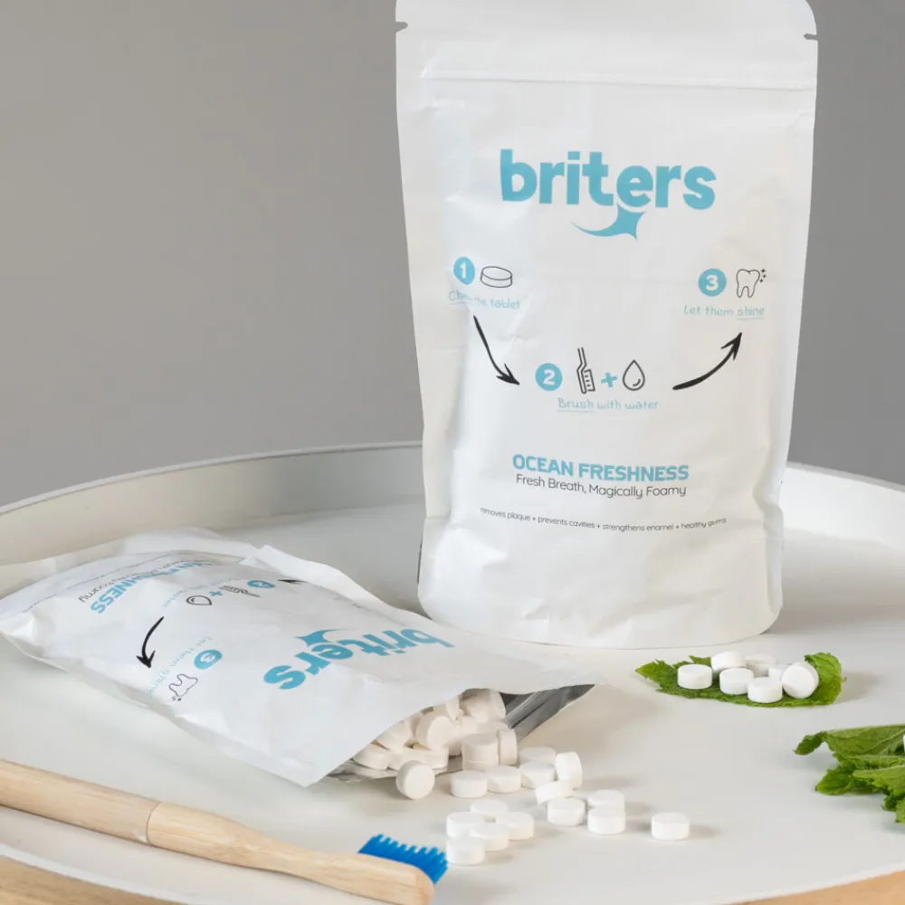 Spoelen & Poetsen<Briters Tooth Tabs Ocean Freshness 360 tabletten