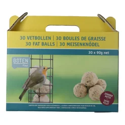 Hot Food Vetbollen zonder Net in Koffer 1 set Vogels En Tuindieren