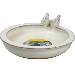 Vogels En Tuindieren<Bûten Vogelbad Rond Wit