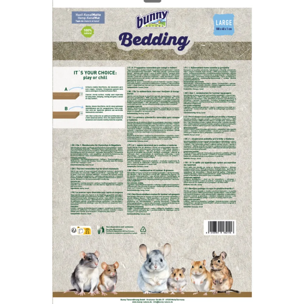 Hot Bedding Hemp-Kenaf-Mat Large Bodembedekking