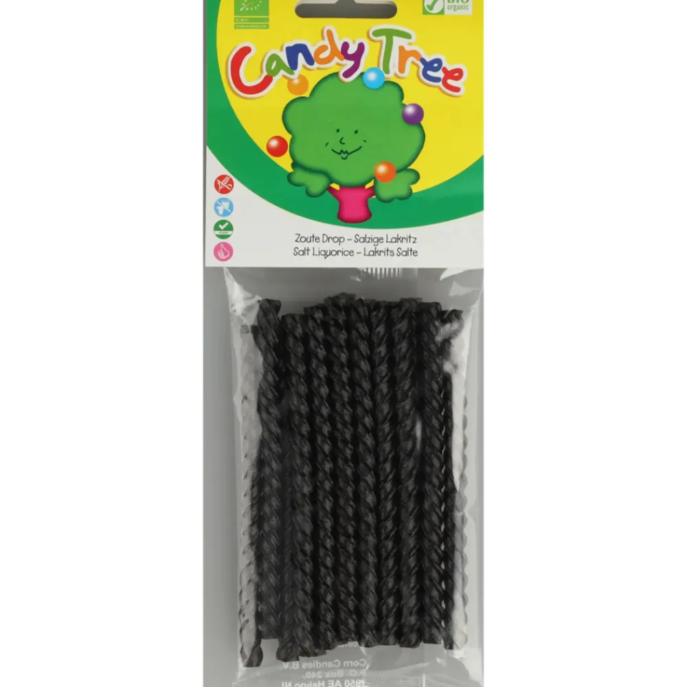 Snoep<Candy tree Dropkabels Zout Biologisch 100 gr
