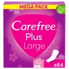 Intiemhygiëne<Carefree Plus Large 64 stuks