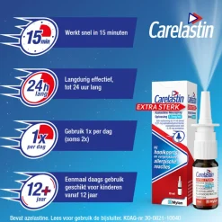 Allergie<Carelastin Extra Sterk Azelastine Neusspray bij Hooikoorts 10 ml