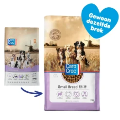 Hondenvoer<CaroCroc Hondenvoer Small Breed 25/16 3 kg