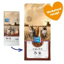 Kattenvoer 3-mix 12,5 kg^CaroCroc Clearance