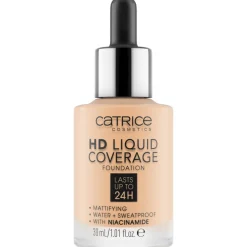 Clearance HD Liquid Coverage Foundation 005 Ivory Beige 30 ml Foundation