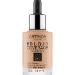 Foundation<Catrice HD Liquid Coverage Foundation 040 Warm Beige 30 ml
