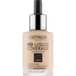 HD Liquid Coverage Foundation 010 Light Beige 30 ml^Catrice