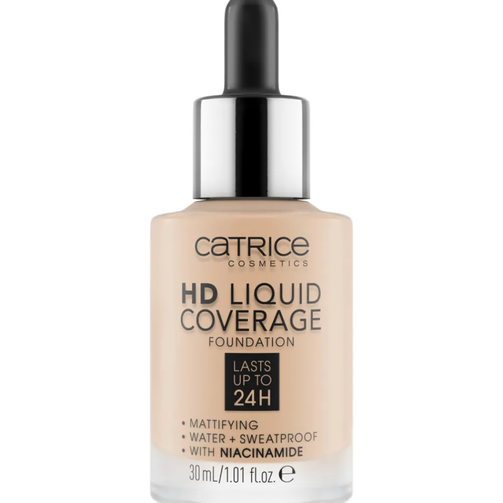 HD Liquid Coverage Foundation 010 Light Beige 30 ml^Catrice