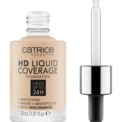 HD Liquid Coverage Foundation 010 Light Beige 30 ml^Catrice