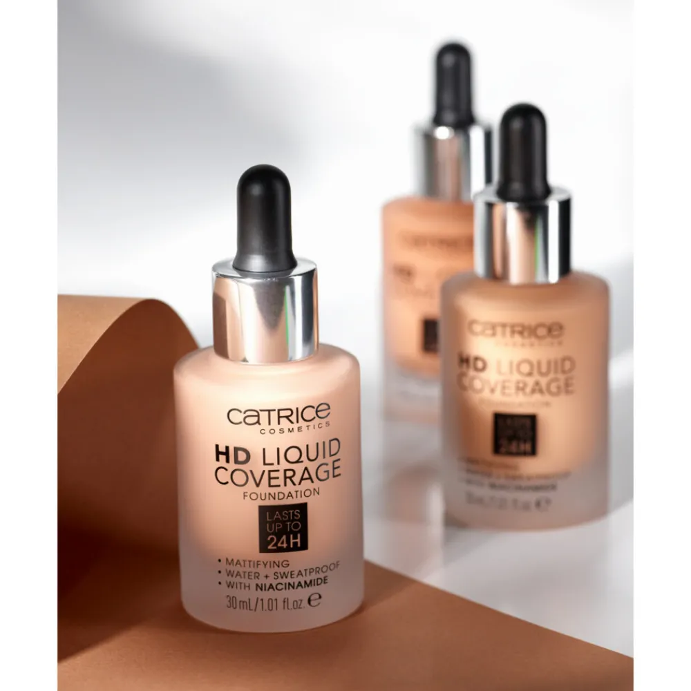 HD Liquid Coverage Foundation 010 Light Beige 30 ml^Catrice