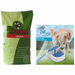 Cavom Compleet Hondenvoer & Afp Waterbak Pakket^ Clearance
