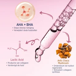 Clearance Aha 8% + Bha 2% + Lactic + Arctic Chaga-paddenstoel Serum 30 ml Serum