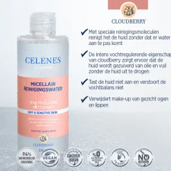 Reiniging<Celenes Bergbraam Micellair Reinigingswater Droge / Gevoelige Huid 250 ml