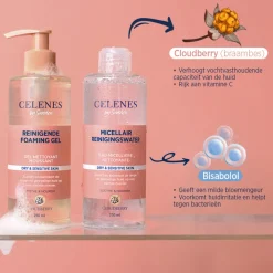 Reiniging<Celenes Bergbraam Micellair Reinigingswater Droge / Gevoelige Huid 250 ml