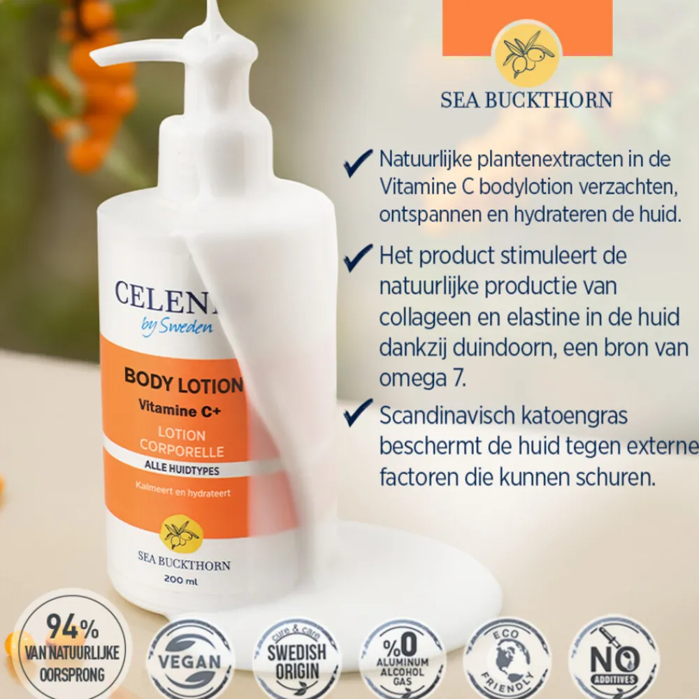 Duindoorn Bodylotion Vettige / Combinatie Huid 200 ml Huidverzorging
