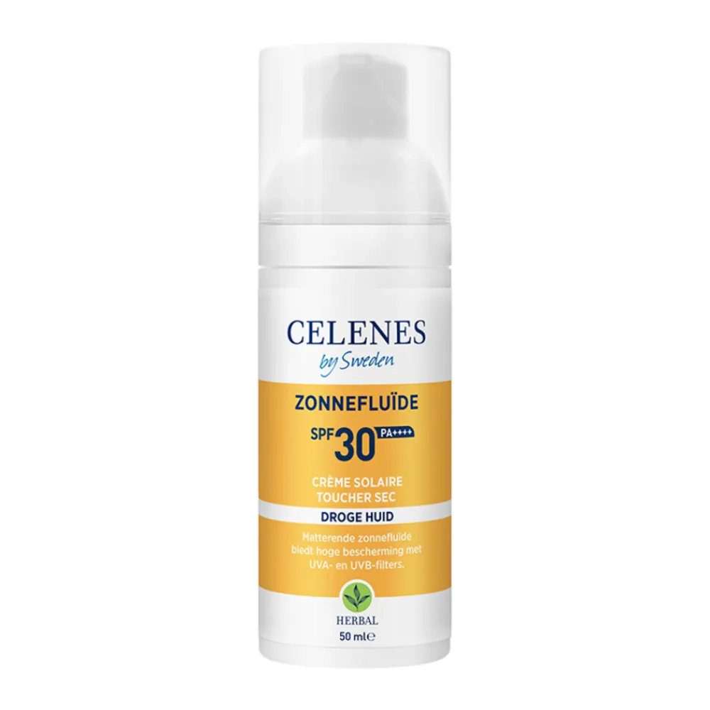 Herbal Dry Touch Zonnefluïde SPF 30 Alle Huidtypes 50 ml^Celenes Outlet