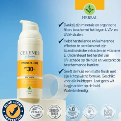 Herbal Dry Touch Zonnefluïde SPF 30 Alle Huidtypes 50 ml^Celenes Outlet