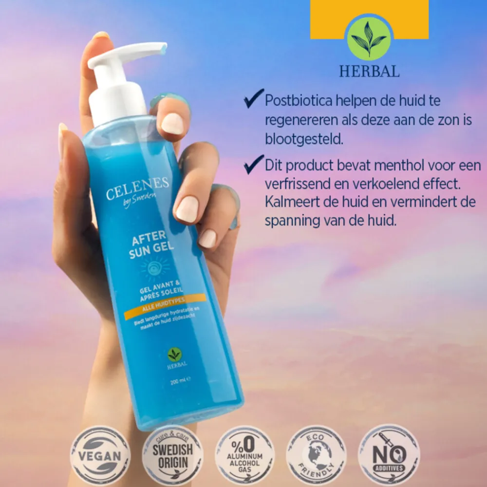 Herbal Pre-After Sun Gel 200 ml^Celenes Hot