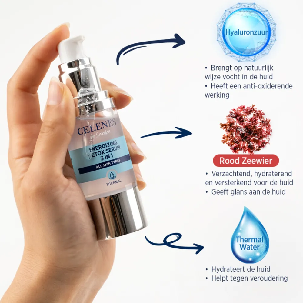 Serum<Celenes Thermal Energizing Detox Serum 3 in 1 30 ml