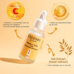Vitamine C 12,5% + Haver + Niacinamide Serum 30 ml^Celenes New