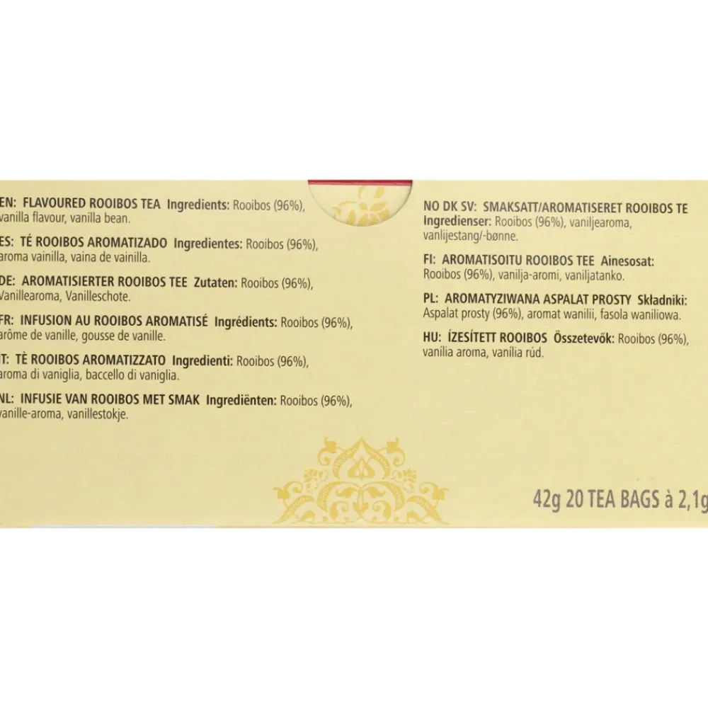 Clearance Rooibos Madagaskar Vanille 20 stuks Thee
