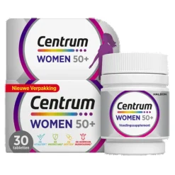 Vitaminen 50+<Centrum Woman 50+ Multivitaminen 30 tabletten