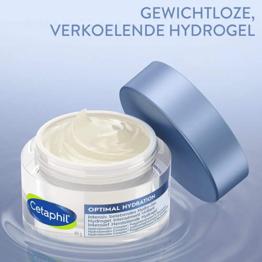 Gezicht<Cetaphil Optimal Hydration Intensief Herstellende Hydrogel 48 gr