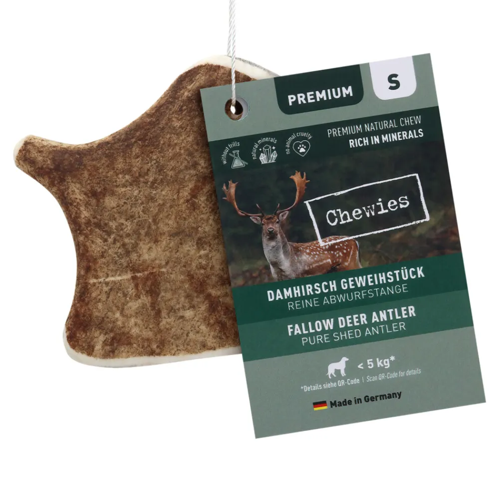 Snacks<Chewies Damherten Gewei Snack S 80 gr