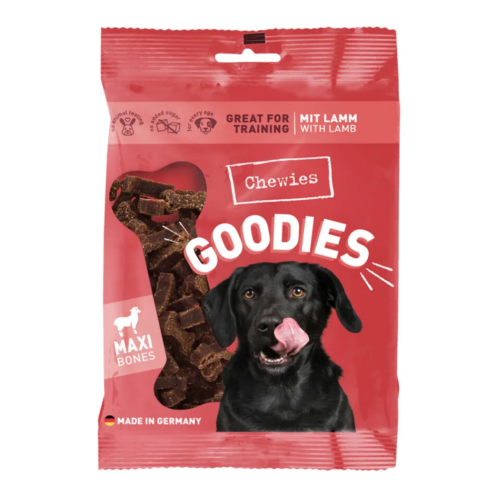 Snacks<Chewies Goodies Hondensnacks Maxi Lam 200 gr