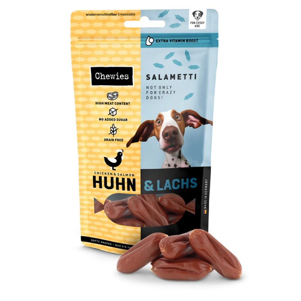 Best Salametti Hondensnack Kip & Zalm 60 gr Snacks