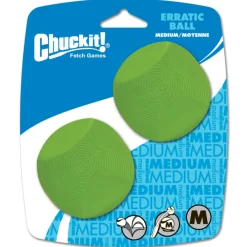 Erratic Ball Medium 2-pack^Chuckit Hot