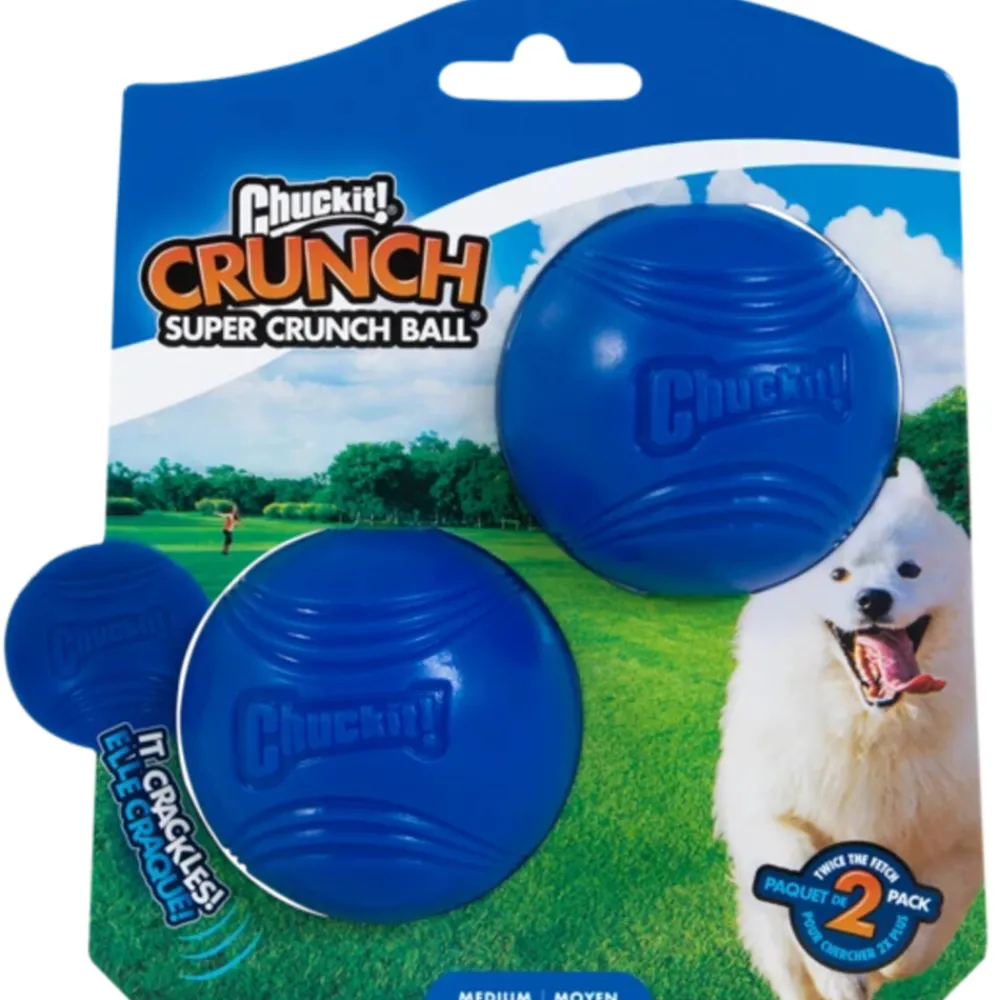 Speelgoed<Chuckit Super Crunch Ball 2-pack 6 cm